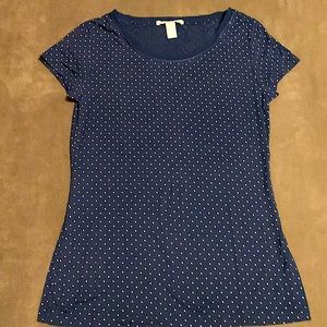 Banana Republic T-shirt polka dots size small